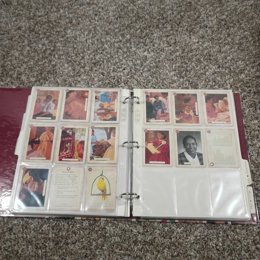 The American Girls Doll Trading Card Album Over 300 Cards 1994 Pleasant Company